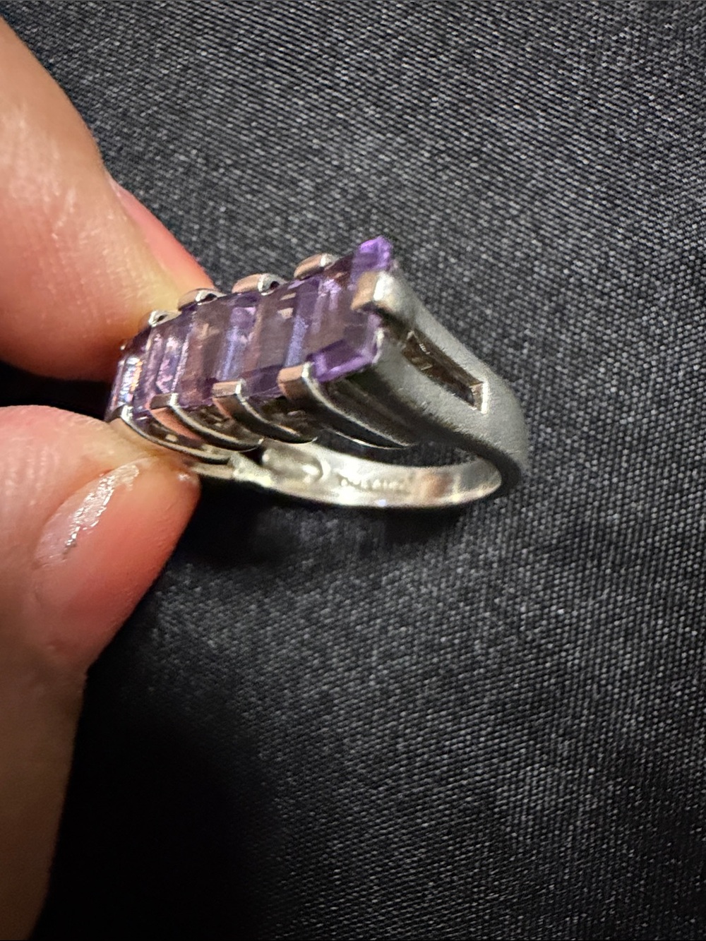 Amethyst- THAILAND Ring -Sterling Silver Women
